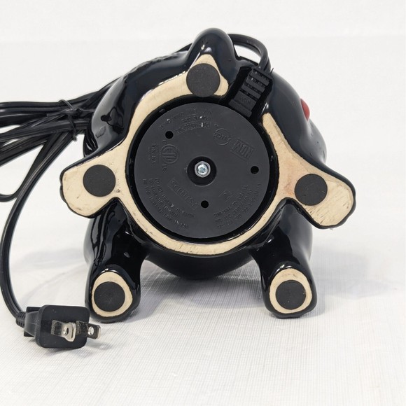 Scentsy French Bulldog Warmer Frenchie Black Red Collar Home Decor Retired - Picture 12 of 15